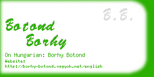 botond borhy business card